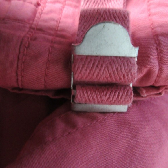 Lulu B Capri Pants Women 6 Pink Bratz Buckle Cargo Crop Low Rise Cinch Baggy 312 - Picture 9 of 14